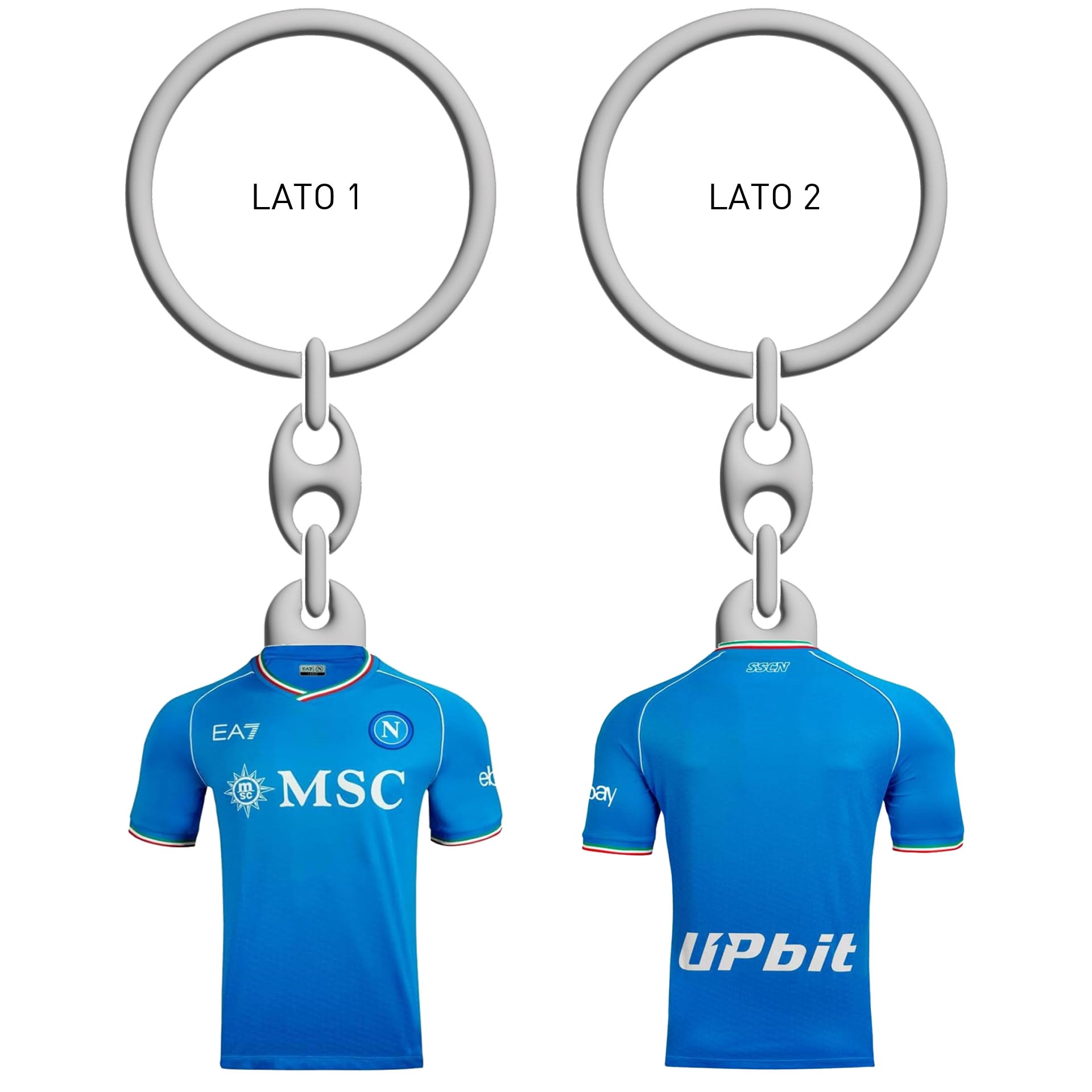 Portachiave Portachiavi Maglia Da Calcio Personalizzati Calcio