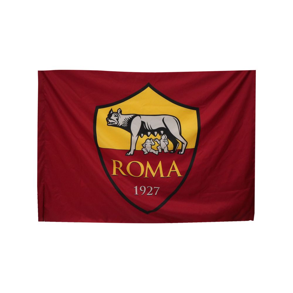 Bandiera Roma Bandiera Roma rossa con logo in centro – TommyD'Ago